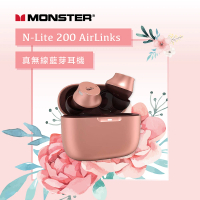 MONSTER 魔聲 N-Lite 200 AirLinks 入耳式真無線藍牙耳機(IPX5防水/無線充電/通過NCC認證)