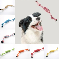 {DLGIFJIE} Cotton Braided Chew Bone Rope - Durable 27CM Puppy Teething Toy for Small Dogs, Dental Cl