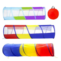 Toddlers Tunnel For Crawl Through Baby Tunnel Toy Kids Game Tent Gift Backyard Toy Set For Boys And Girls