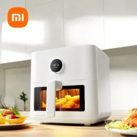 Xiaomi Mijia Smart Air Fryers Visible 5.5L Capacity Household Multifunctional Smart Oil-free Smokeless Electric Oven AirFryers