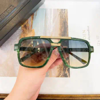 ORIGINAL CAZAL MOD8042 Gradient Polarized Driving Anti-Glare Men Sunglasses Luxury Green Acetate Frame Women Couple Eyewear