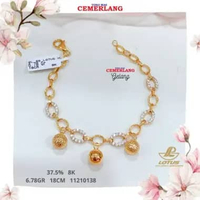 GELANG EMAS LOTUS 375 8K 18CM 6.78 11210138