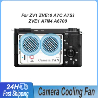 Camera Cooling fans Reduce Heat for Sony ZVE1 A7M4 A6700 A7C A7S3 ZV1 ZVE10 for canon Camera Indoor Live Broadcast Radiator