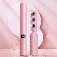 Sisir Rambut Portable Sisir Catokan Pelurus Rambut Elektrik Mobile Heat Comb