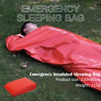 Emergency Thermal Sleeping Bag Outdoor Camping Mountain Climbing Thermal Emergency Blanket Tinfoil Foil Survival Blanket