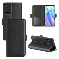 Case For OPPO Reno 7 5G Leather Wallet Flip Cover Vintage Magnet Phone Case For OPPO Reno 7 5G Coque
