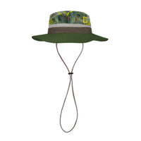 【【蘋果戶外】】BUFF BF125380 西班牙 可收納圓盤帽【綠色秘林】大盤帽 防晒帽 UPF50+