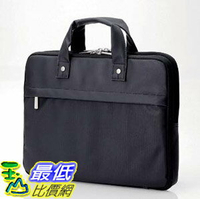 [7東京直購] ELECOM BM-CB01 超薄型英倫風公事包 可收納15.6吋筆電 手提包 黑/卡其 兩色可選