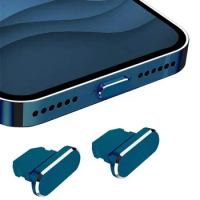 Aluminum Alloy Anti Dust Plug for IPhone 13 12 Mini 11 Pro Max XS Plus IPad AirPods Apple Series Lightning Port Cover Dust Plug