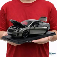 Diecast Bentley Continental Supersports Miniatur Mobil 1:18 | Full Opening | Base Plate | Premium Co
