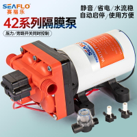 【可開發票】熱銷 seaflo42房車水泵自動12v隔膜泵12v24v靜音水泵直流增壓泵 自吸泵