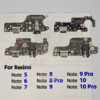 USB Sub Board Charger Connector Dock Charging Port Flex Cable For Xiaomi Redmi Note 5 6 7 8 9 10 13 5A 9s 9T 10s 10T Pro Plus 5G