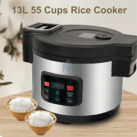 Mvckyi 13L Electric Rice Cooker Large Capacity Soup Porridge Micro Pressure Warmer Cooker Commercial Multi Food Cooker Pot