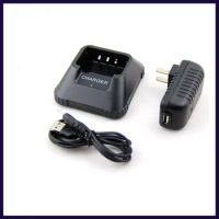 New Baofeng UV-3R PLUS Accessories Charger Tray with Adapter+ charger cable for UV-3R+ baofeng UV3R