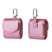 Small Sequins Case Keychain Protective Headphone Case Skin Cover for AirPods2 Wireless Headphone Charging Case