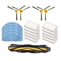 Roller Brush Replace Roller Brush For Proscenic 800T Liectroux C30B Filter Robot Vacuum Cleaner Parts Mop Set