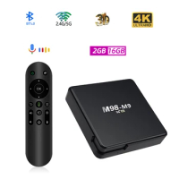 M98 M9 ATV Android TV Box 2GB 16GB 4G 5G Dual WiFi Android 10.0 HD 4K BT 5.0 HDMI 2.0 TV Allwinner H313 Quad Core Smart TV Box