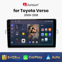 Junsun V1 AI Voice Wireless CarPlay Android Auto Radio for Toyota Verso R20 2009 - 2018 4G Car Multimedia GPS 2din autoradio