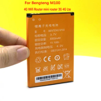 2050mAh M100 M20 Battery For Bengteng M100 4G Wifi Router mini router 3G 4G Lte High Quality