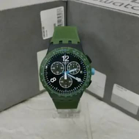 JAM TANGAN PRIA SWATCH CHRONO ORIGINAL RUBBER GREEN SWATCH SUSB421 SWATCH SUSB 421 JAM SWATCH OLIVE