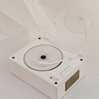 高音質復古CD機黑膠音箱唱盤專輯播放器充電款家用光碟唱片機【北歐家居生活】