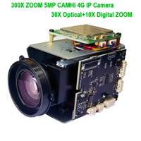 CamHipro 4G Wireless 5MP 240X ZOOM Humanoid SONY IMX 335 IP Camera DV Recorder Support SD MIC Speaker 4G SIM