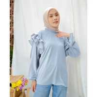 Atasan Wanita Termurah Anaya Blouse Bahan Rayon Crinkle