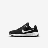 Nike Revolution 6 Flyease NN PS [DD1114-003] 中童 慢跑鞋 運動 緩震 黑白