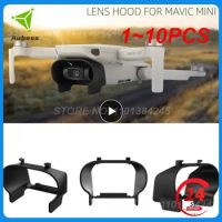 1~10PCS Anti-glare Lens Cover For DJI Mini 2/MINI SE Sunshade Sunhood Lens Hood For DJI Mavic Mini Drone Accessories Protective