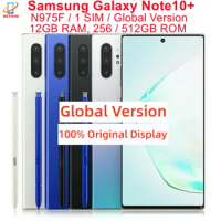 Samsung Galaxy Note 10 Plus Note10+ N975F Global Version 12GB 256/512GB Octa Core 6.8" NFC Exynos 4G LTE Original Cell Phone