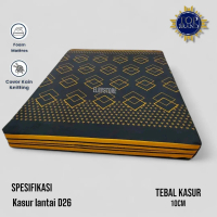 kasur lantai d26 cover kain knitting tebal 10cm Busa