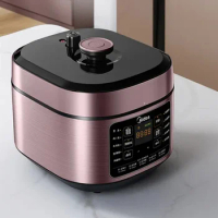 Midea Pressure Cooker 5 Liter Household Stainless Steel Thick Inner Pot Rice Cooker Multicooker Electric Pressure Cooker 220V