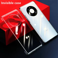 Fully Transparent Ultra Thin Borderless Transparent Protective Case For Huawei Mate 20 30 40 Pro Phone Anti Fall Lnvisible Cover
