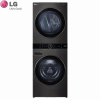 LG樂金洗衣19公斤+乾衣16公斤WashTower AI智控洗衣機WD-S1916B 尊爵黑