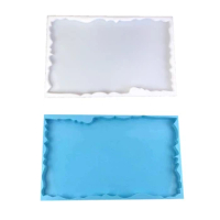 Large Resin Table Mold Rectangle Tabletop Molds Resin Epoxy Clay Craft Ornament