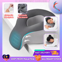 Chest Protector Nap Pillow Q-Shape Diamond Office Nap Sleeping Neck Soft Pillows Bolster Bantal Offi
