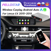Wireless Apple Carplay Wireless Android Auto Decoder Box For Lexus ES 2015 2016 2017 2018 2019 2020 2021 support AI voice SWC BT