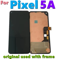 Original used 6.34" For Google Pixel 5A 5G LCD Display Touch Screen Digitizer Assembly Replacement Pixel5a Lcd Diaplay