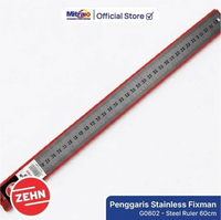Penggaris Stainless Fixman 60cm G0602 - Steel Ruler 60cm