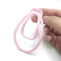 Pink Femboy CLIP Panty Chastity Cage BDSM Clip Sissy Male Chastity Training Device Plastic Trainingsclip Cock Cage Sex Toy