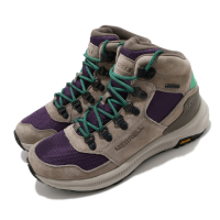 Merrell 戶外鞋 Ontario 85 Mesh 運動 女鞋 登山 越野 耐磨 黃金大底 防水 麂皮 灰 紫 ML500126