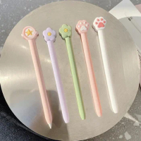 Cat Paw Flower Pencil Case for Apple Pencil 1 2 2nd 1st Generation USB-C 3nd Tablet Touch Stylus Pen Silicone Sleeve Cover