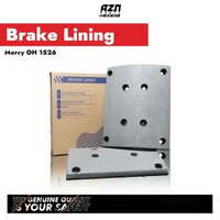 Kampas rem HD RR (Brake Lining) AZN untuk MERCY OH 1526 (Pendek)
