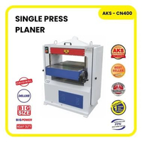 Mesin Serut Kayu - Mesin Planner Duduk / Mesin Ketam Pasah Single Press Planer AKS - CN400 3KW Machi