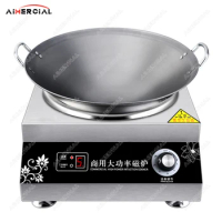 ZD3500-1 Hotel Kitchen 3500W 5000W Knob Control Commercial Induction Cooker Cooktop Machine