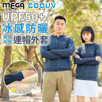 【MEGA COOUV】男女共版 防曬涼感連帽外套 UV-406