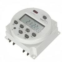 DHL 100PCS CN101A DC 12V 220V 24V 110V 16A LCD Digital Programmable Control Power Timer Switch Time Relay