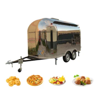 Factory Street Food Carts Chinese Mobile Vending Van Electric Food Trailer High Quality Vintage Food Truck