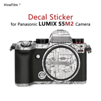 Lumix DC-S5M2 Camera Sticker S5 II Decal Skin For Panasonic LUMIX S5II Camera Skin Decal Protector Anti-scratch Coat Wrap Cover