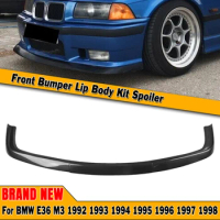 Car Front Bumper Spoiler Lip Lower Guard Plate Splitter Auto Accessories For BMW E36 M3 1992-1998
